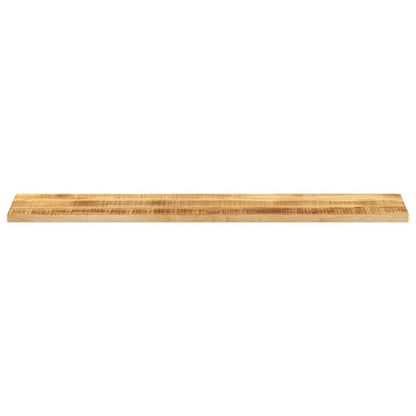 Tafelblad rechthoekig 140x40x3,8 cm massief ruw mangohout