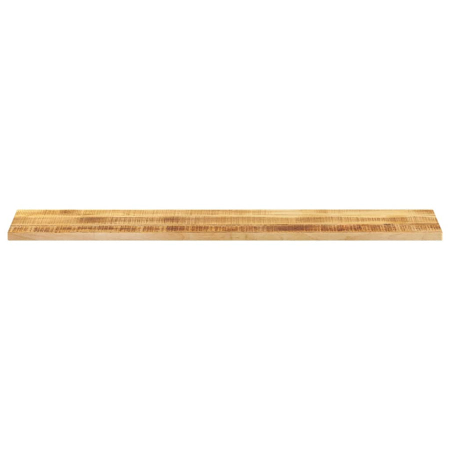 Tafelblad rechthoekig 160x40x3,8 cm massief ruw mangohout