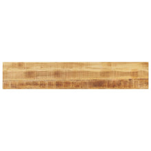 Tafelblad rechthoekig 180x40x3,8 cm massief ruw mangohout