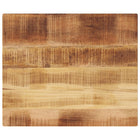 Tabletop rectangular 60x50x3.8 cm solid rough mango wood
