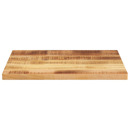 Tafelblad rechthoekig 60x50x3,8 cm massief ruw mangohout
