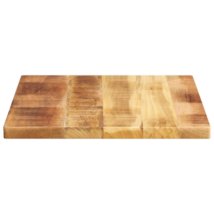 Tafelblad rechthoekig 60x50x3,8 cm massief ruw mangohout