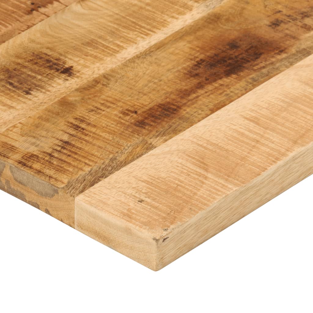 Tafelblad rechthoekig 60x50x3,8 cm massief ruw mangohout