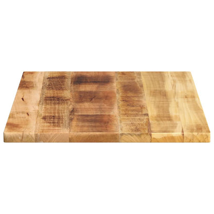 Tafelblad rechthoekig 80x50x3,8 cm massief ruw mangohout