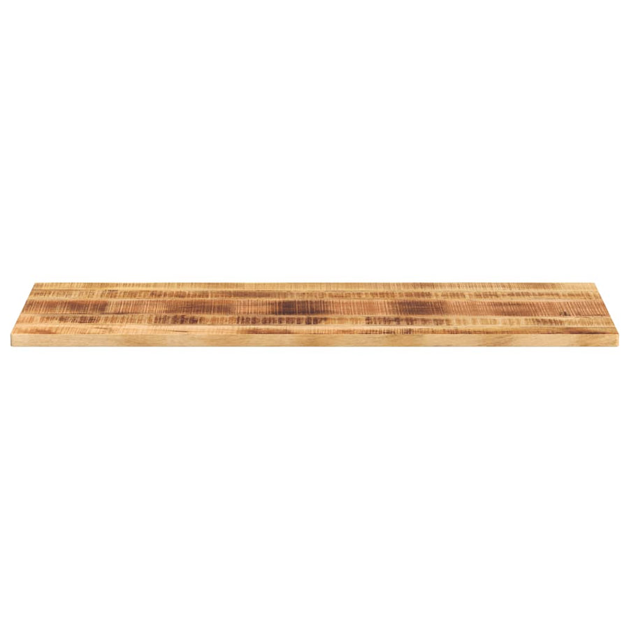 Tafelblad rechthoekig 140x50x3,8 cm massief ruw mangohout