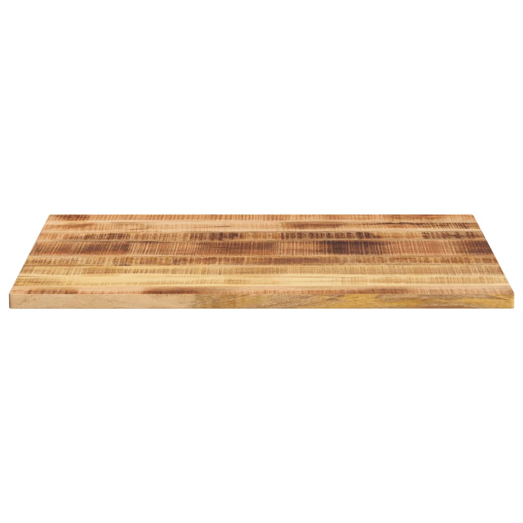 Tafelblad rechthoekig 90x80x3,8 cm massief ruw mangohout