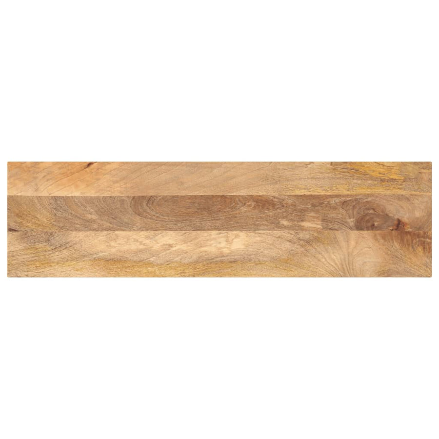 Tafelblad rechthoekig 100x20x2,5 cm massief mangohout