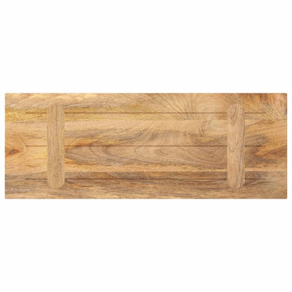 Tafelblad rechthoekig 70x30x2,5 cm massief mangohout