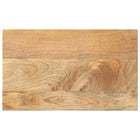 Tafelblad massief mangohout 50x40x2,5 cm rechthoekig