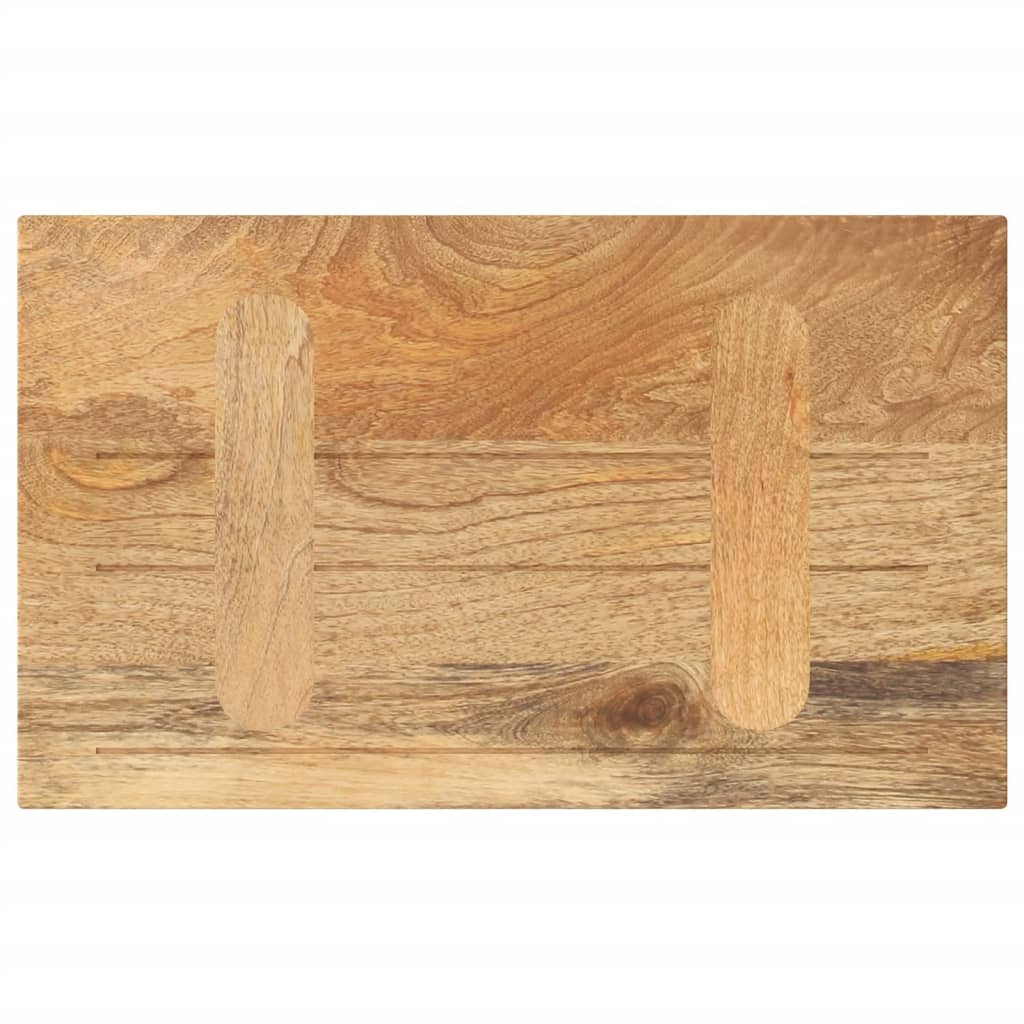 Tafelblad rechthoekig 50x40x2,5 cm massief mangohout