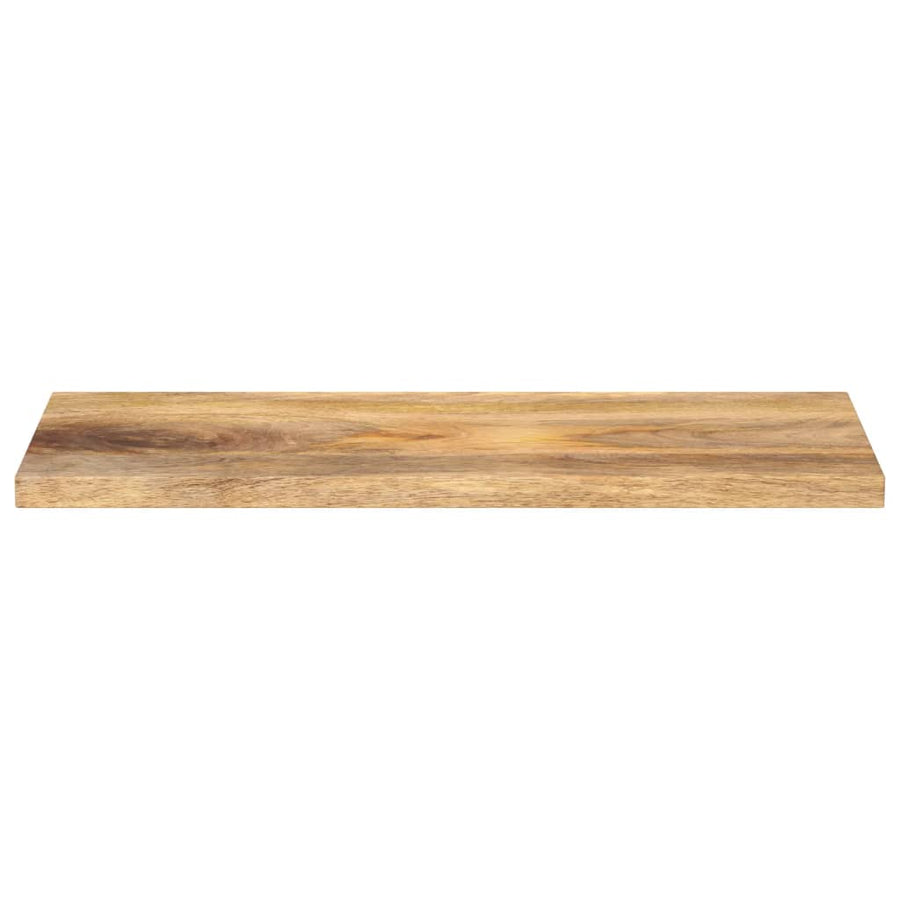 Tafelblad rechthoekig 90x40x2,5 cm massief mangohout