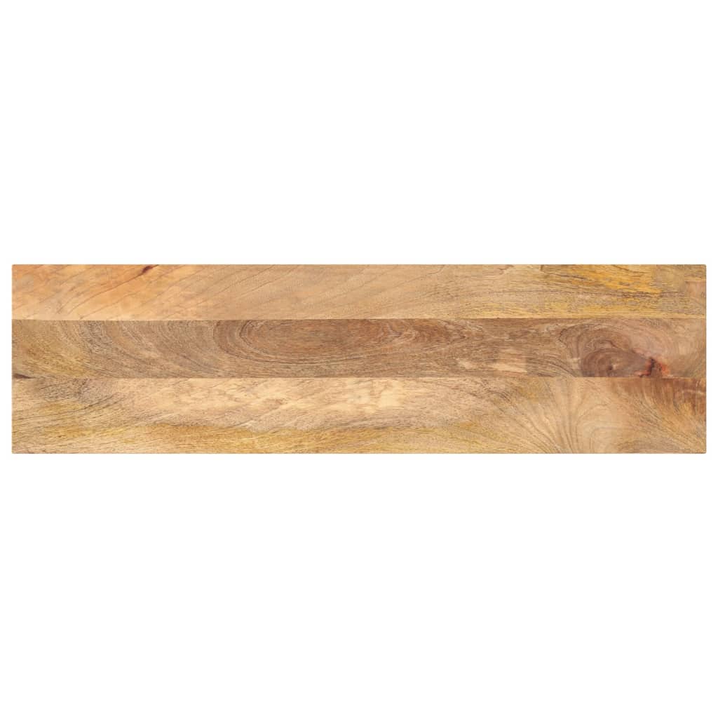Tafelblad Rechthoekig 120X40X2,5 Cm Massief Mangohout Mangohout (Naturel) 25 mm 120 x 40 cm