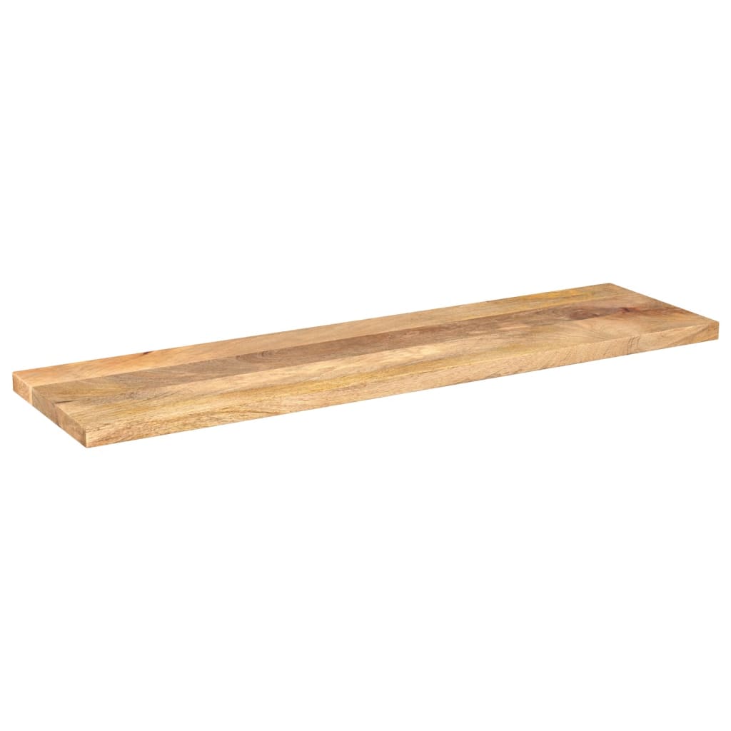 Tafelblad Rechthoekig 120X40X2,5 Cm Massief Mangohout Mangohout (Naturel) 25 mm 120 x 40 cm