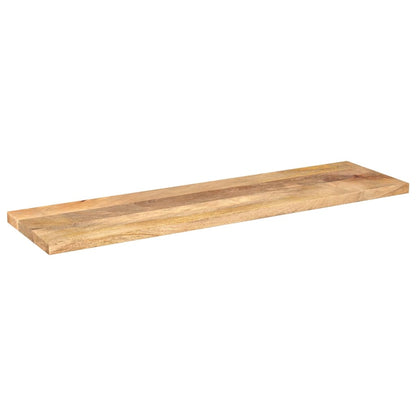 Tafelblad Rechthoekig 120X40X2,5 Cm Massief Mangohout Mangohout (Naturel) 25 mm 120 x 40 cm