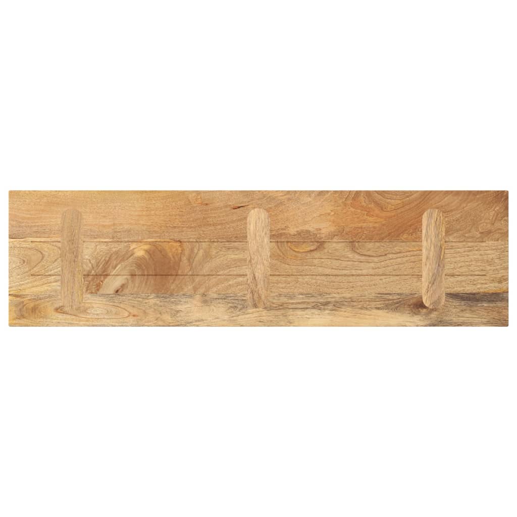 Tafelblad Rechthoekig 120X40X2,5 Cm Massief Mangohout Mangohout (Naturel) 25 mm 120 x 40 cm
