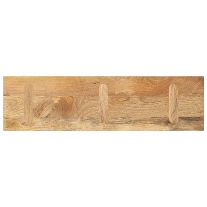 Tafelblad Rechthoekig 120X40X2,5 Cm Massief Mangohout Mangohout (Naturel) 25 mm 120 x 40 cm
