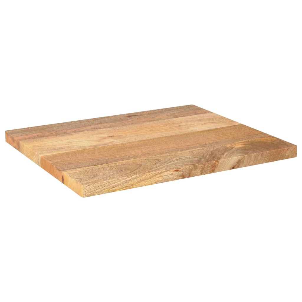 Tafelblad rechthoekig 60x50x2,5 cm massief mangohout