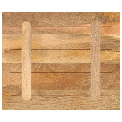 Tafelblad rechthoekig 60x50x2,5 cm massief mangohout