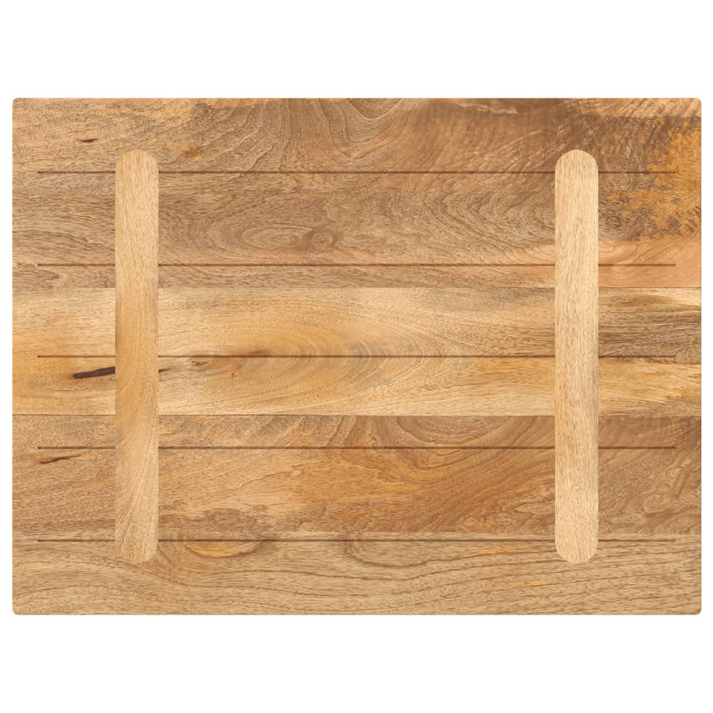 Tafelblad rechthoekig 70x50x2,5 cm massief mangohout