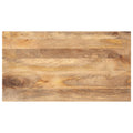 Tafelblad rechthoekig 120x50x2,5 cm massief mangohout