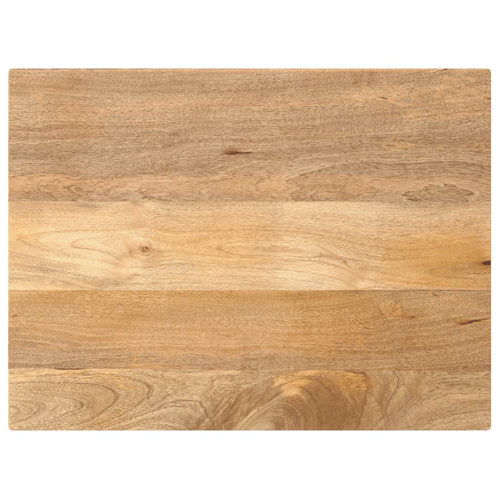 Tafelblad Rechthoekig 80X60X2,5 Cm Massief Mangohout Mangohout (Naturel) 25 mm 80 x 60 cm