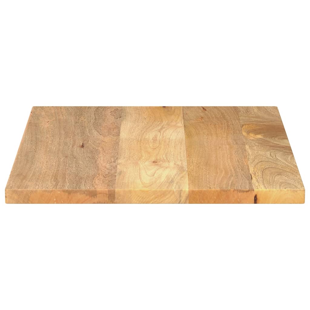 Tafelblad Rechthoekig 80X60X2,5 Cm Massief Mangohout Mangohout (Naturel) 25 mm 80 x 60 cm