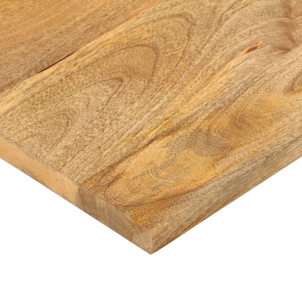 Tafelblad Rechthoekig 80X60X2,5 Cm Massief Mangohout Mangohout (Naturel) 25 mm 80 x 60 cm