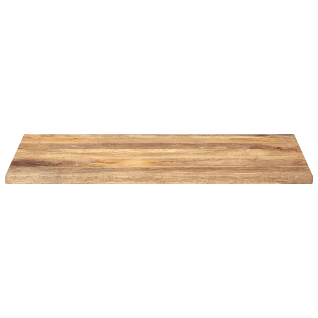 Tafelblad rechthoekig 100x60x2,5 cm massief mangohout