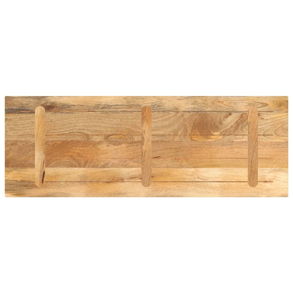 Tafelblad Rechthoekig 140X60X2,5 Cm Bruin 140 x 60 x 2.5 cm massief mangohout