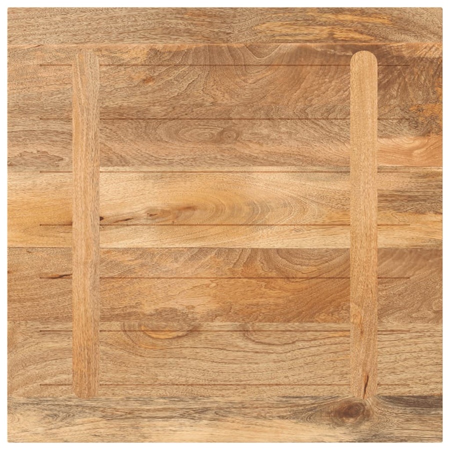 Tafelblad vierkant 80x80x2,5 cm massief mangohout