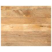 Tabletop rectangular 90x80x2.5 cm solid mango wood