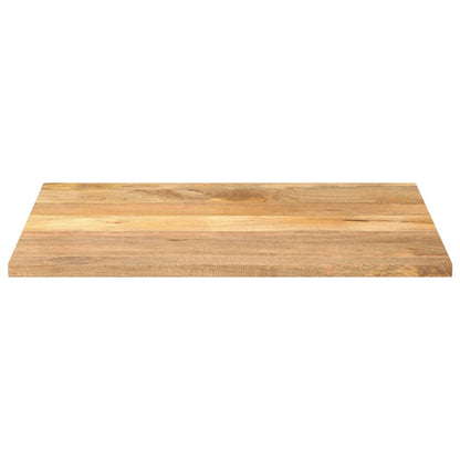 Tafelblad rechthoekig 90x80x2,5 cm massief mangohout