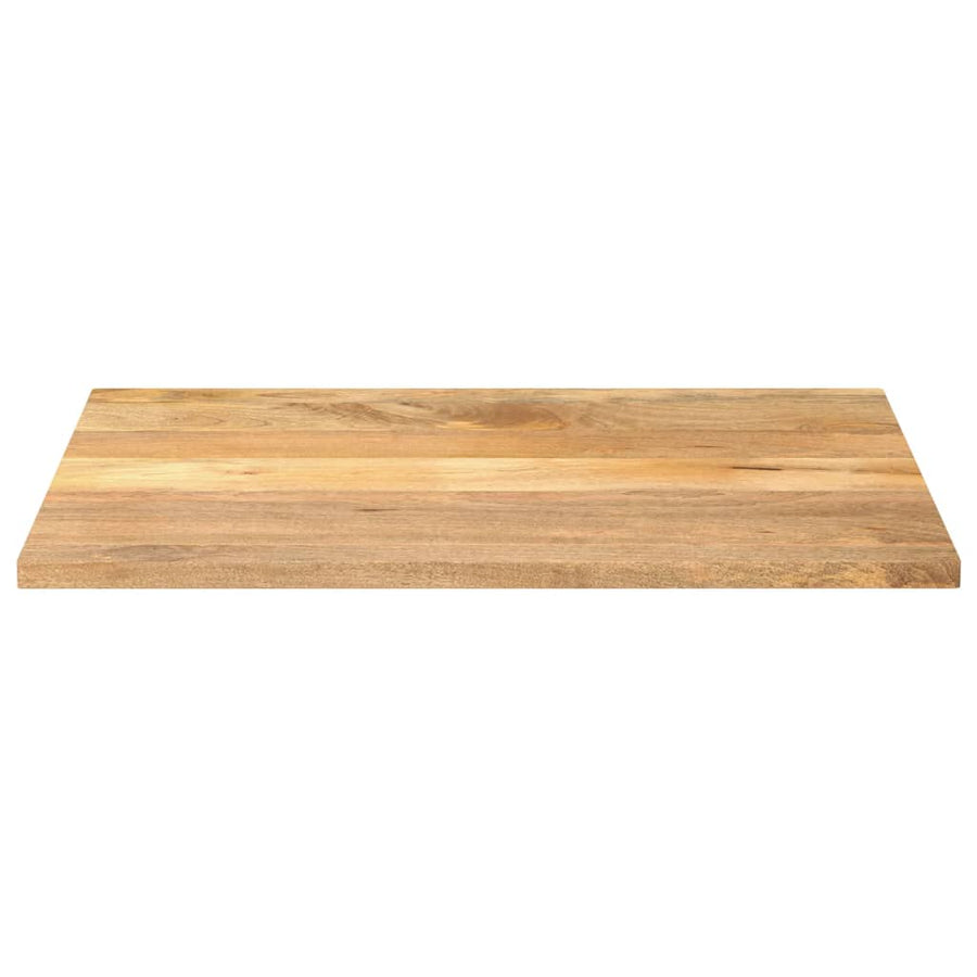 Tafelblad rechthoekig 90x80x2,5 cm massief mangohout