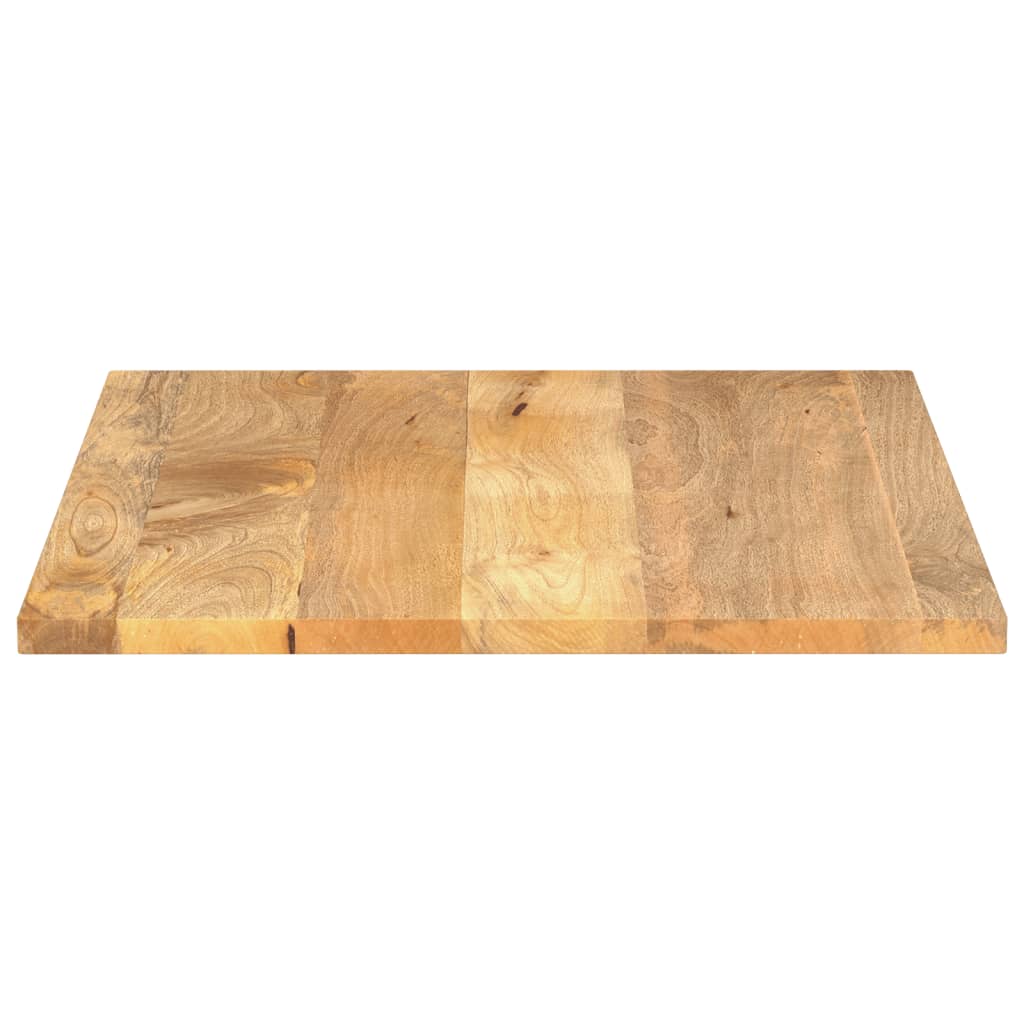 Tafelblad rechthoekig 100x80x2,5 cm massief mangohout