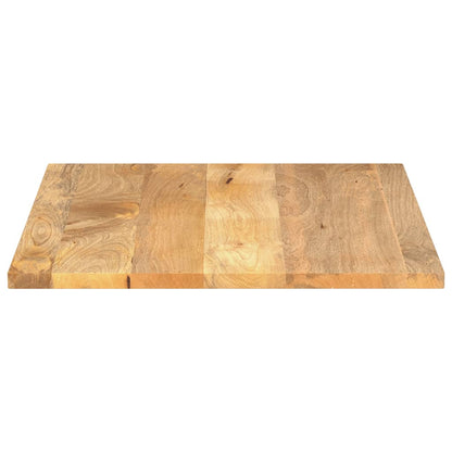 Tafelblad rechthoekig 100x80x2,5 cm massief mangohout