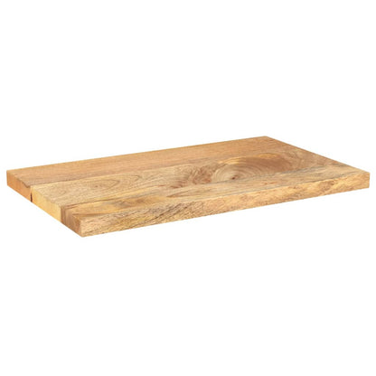 Tafelblad rechthoekig 50x30x3,8 cm massief mangohout