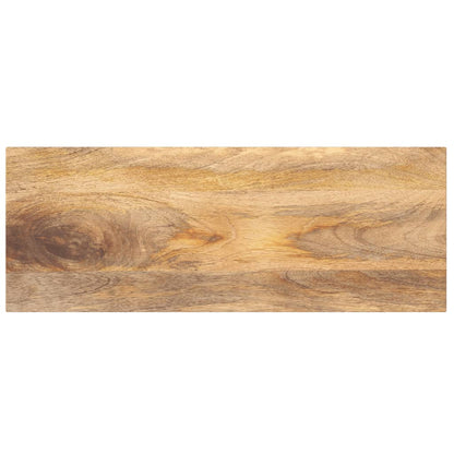 Tafelblad rechthoekig 70x40x3,8 cm massief mangohout