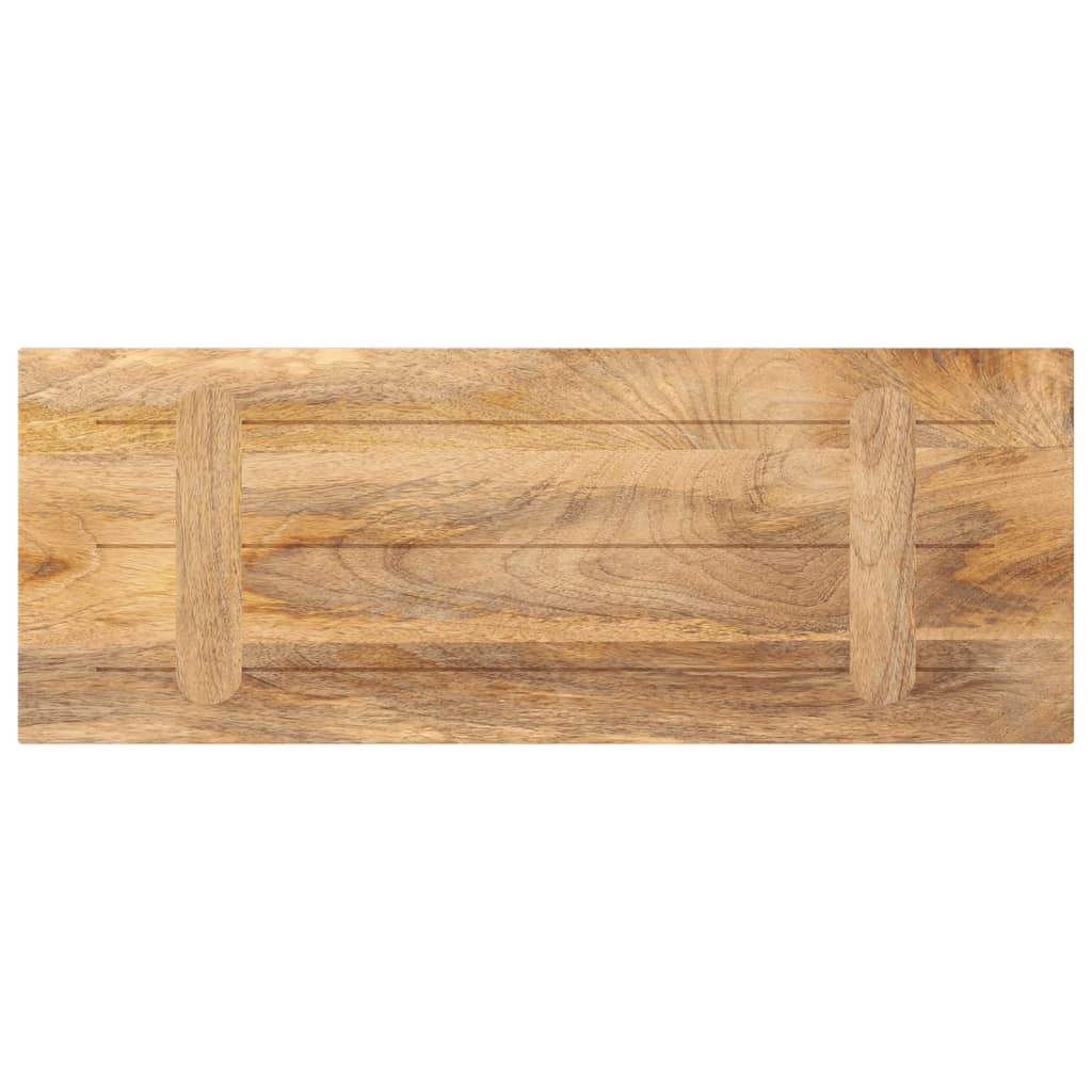 Tafelblad Rechthoekig 80X40X3,8 Cm Massief Mangohout Mangohout (Naturel) 38 mm 80 x 40 cm