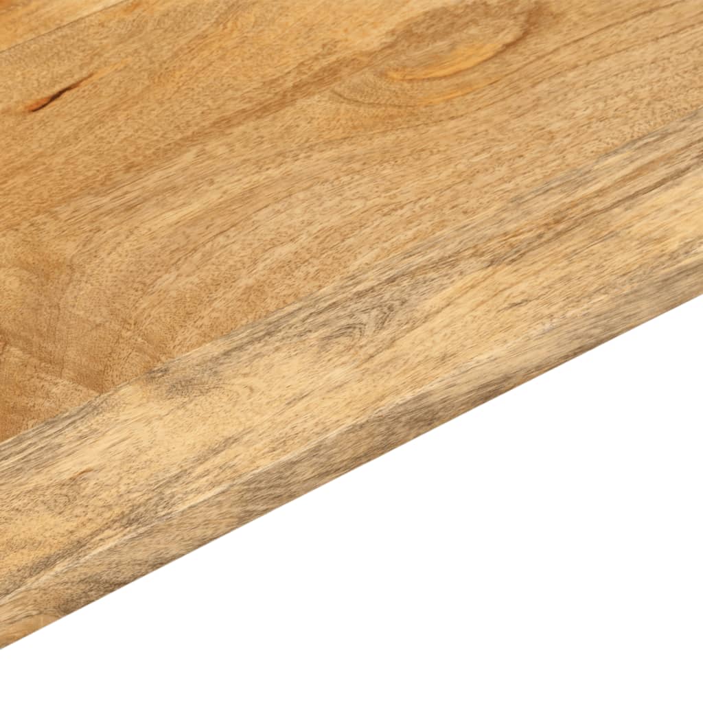 Tafelblad Rechthoekig 160X40X3,8 Cm Massief Mangohout Mangohout (Naturel) 38 mm 160 x 40 cm