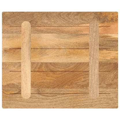 Tafelblad rechthoekig 60x50x3,8 cm massief mangohout