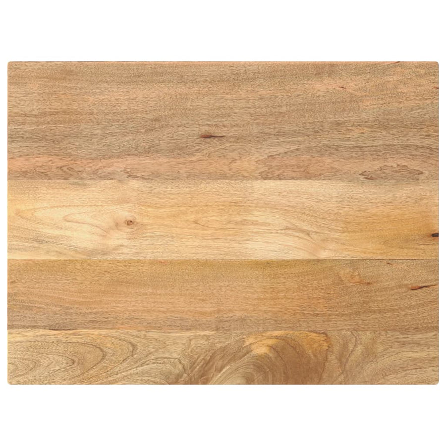Tafelblad rechthoekig 70x50x3,8 cm massief mangohout