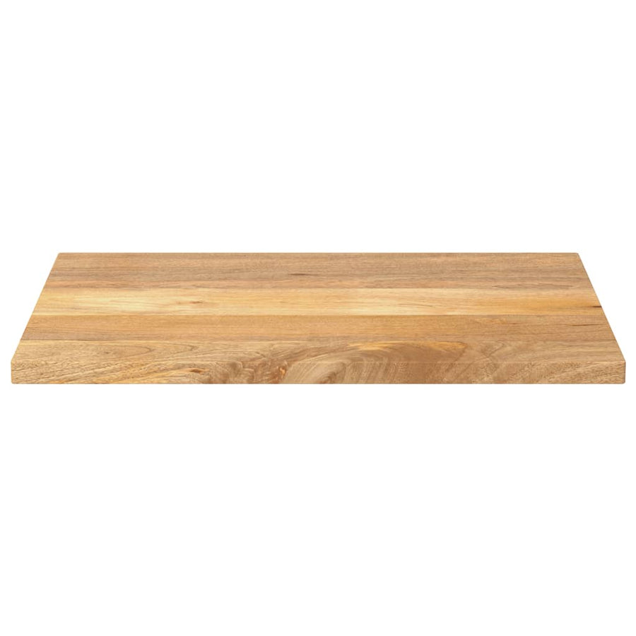 Tafelblad rechthoekig 80x50x3,8 cm massief mangohout