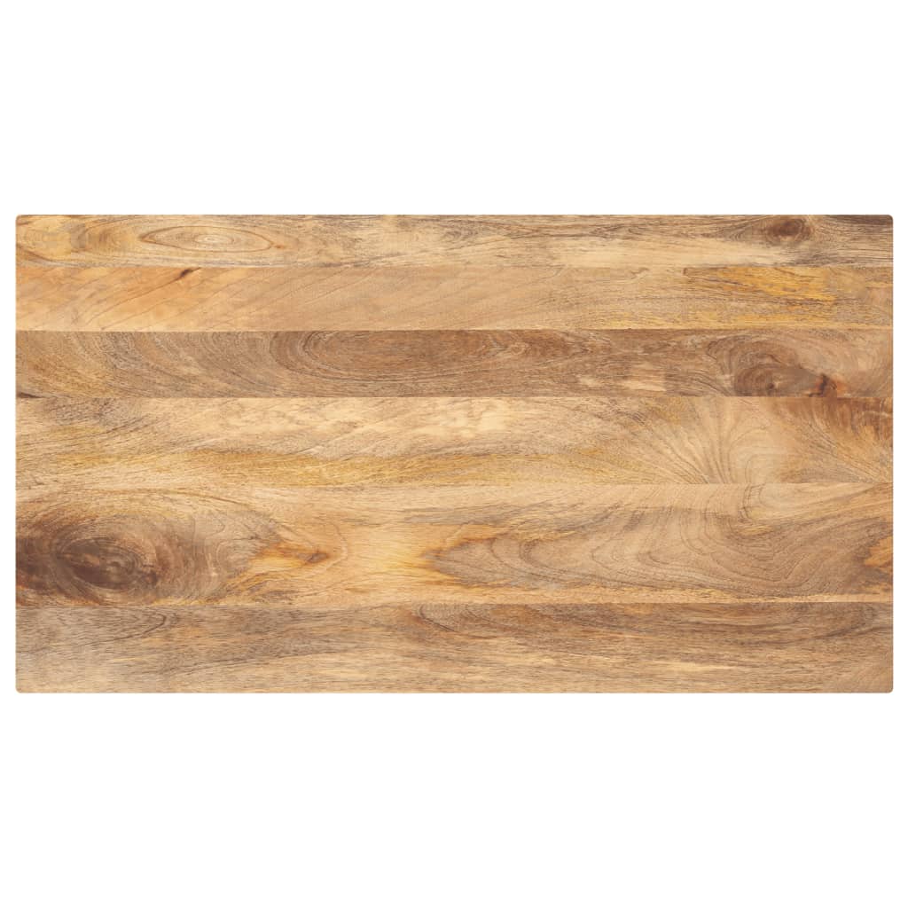 Tafelblad rechthoekig 100x50x3,8 cm massief mangohout
