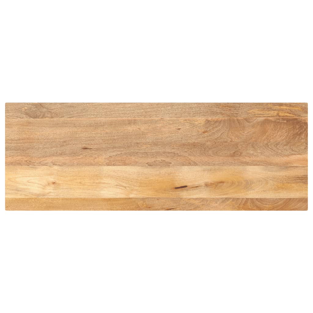 Tafelblad Rechthoekig 140X50X3,8 Cm Massief Mangohout Mangohout (Naturel) 38 mm