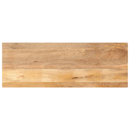 Tafelblad Rechthoekig 140X50X3,8 Cm Massief Mangohout Mangohout (Naturel) 38 mm