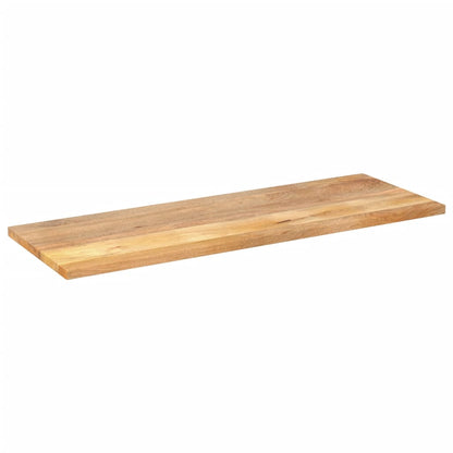 Tafelblad Rechthoekig 140X50X3,8 Cm Massief Mangohout Mangohout (Naturel) 38 mm