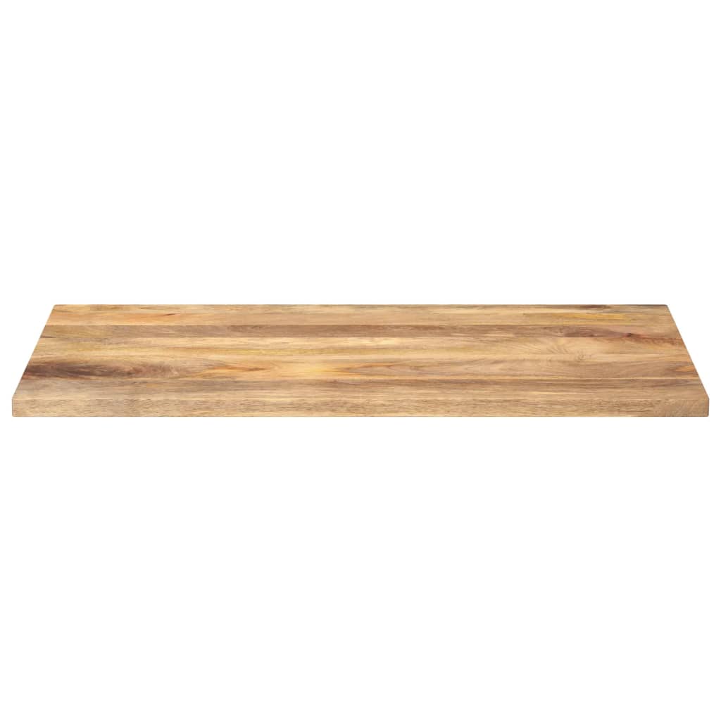 Tafelblad Rechthoekig 100X70X3,8 Cm Massief Mangohout Mangohout (Naturel) 38 mm 100 x 70 cm