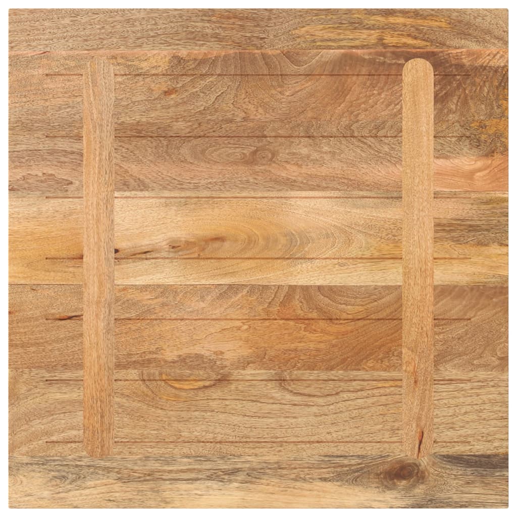 Tafelblad vierkant 80x80x3,8 cm massief mangohout
