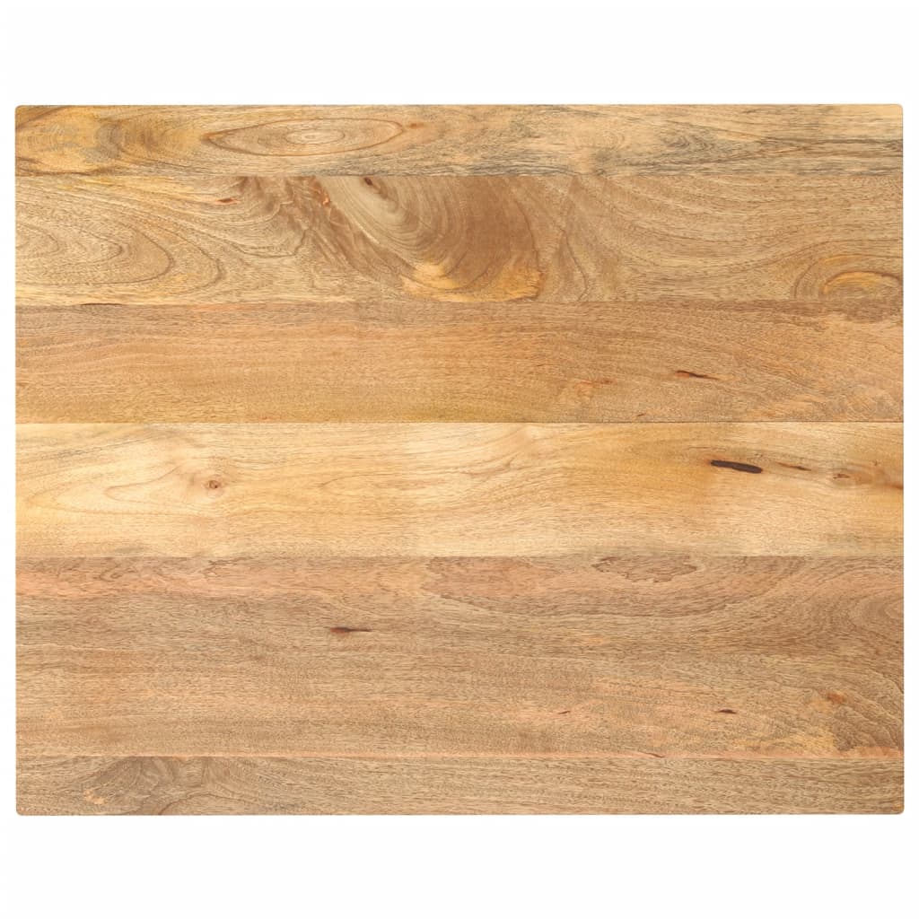 Tafelblad Rechthoekig 90X80X3,8 Cm Massief Mangohout Mangohout (Naturel) 38 mm 90 x 80 cm