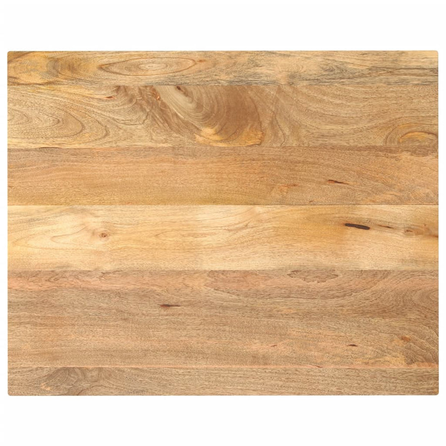 Tafelblad Rechthoekig 90X80X3,8 Cm Massief Mangohout Mangohout (Naturel) 38 mm 90 x 80 cm